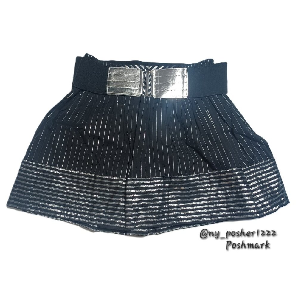 ๐๐ช๐ท๐ญ๐ฒ๐ฎ'๐ผ Juniors Striped Mini Skirt with Belt (Size S) โซ - Picture 3 of 11